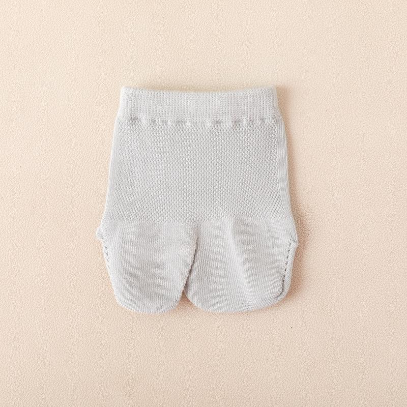 Two-Toed Socks, Invisible Socks, Non-Slip Half-Palm Sandals Socks, Summer Thin Solid-Color Cotton Socks, Children'S Split-Toe Boat Socks, Women