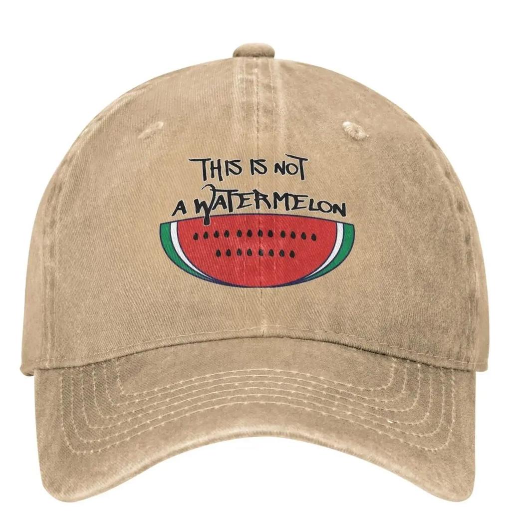 This Is Not A Watermelon Baseball Cap Men Women Fashion Casual Hats Sun Protection Rock Fashion Baseball Cap