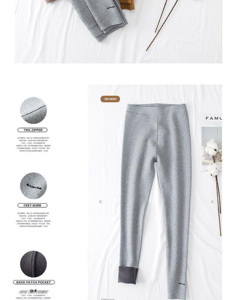 Women's Thick Fleece-Lined High-Waisted Winter Leggings - Slimming, Non-Pilling, Warm, Thin Fleece Pants