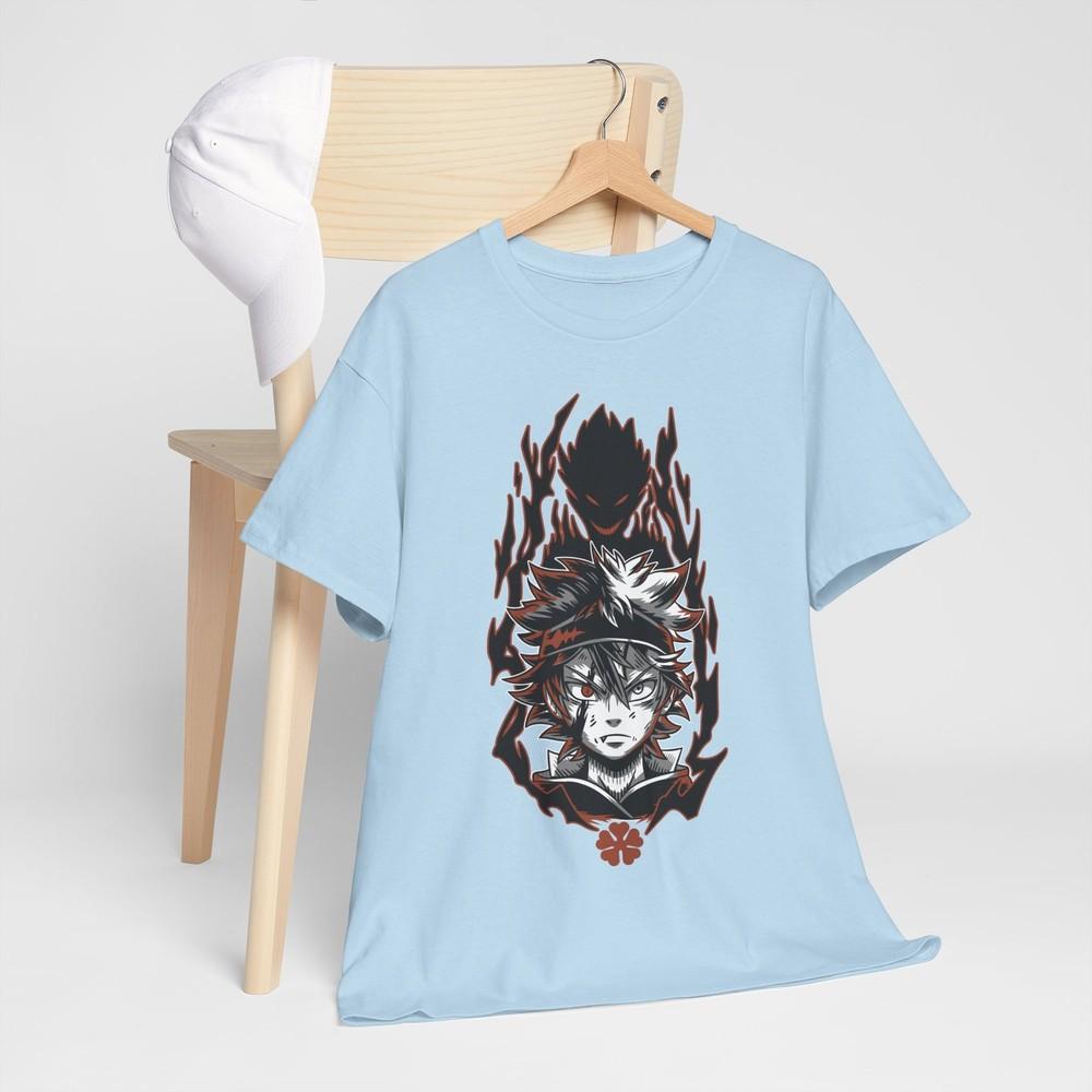 Black Clover Asta Yuno Anime Unisexga Tshirt Anime Unisexga Black Shirt All Size M