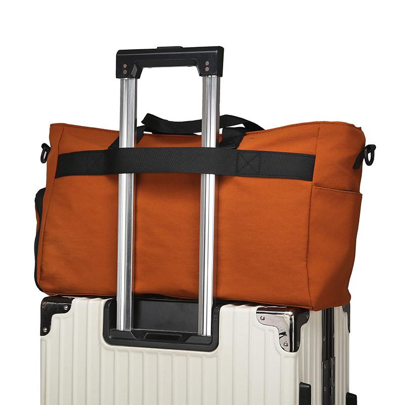 Portable Large Capacity Sports Fitness Bag Dry Wet Separation Yoga Bag Men Women Short-Distance Travel Bag Separation Shoes Bags