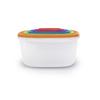 KitchenCook Ktup5c - Multicolour - Set of 5 Food Storage Boxes - Stackable - BPA Free