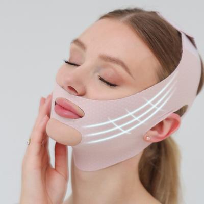Vendaje Adelgazante para Barbilla y Mejillas Forma V V Line Lifting Máscara Lifting Facial Antiarrugas Correa Banda Máscara para Dormir Belleza Salud