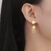 Cazador Cute Pineapple Stud Earrings for Women Stainless Steel Dangle Earrings 2026 Trend Jewelry Party Birthday Gift New