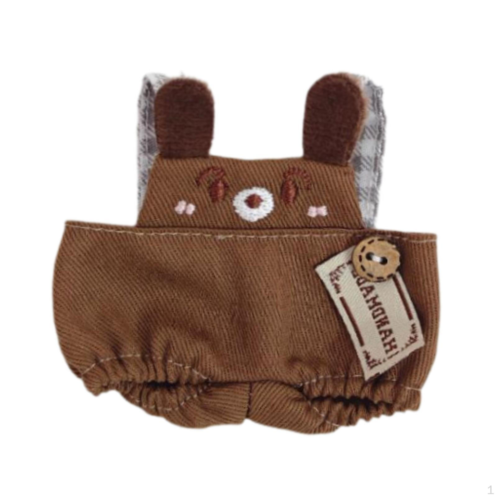 

Dolls Clothes Miniature Costume Handmade Clothing Accs for 6.7inch Dress up Rompers