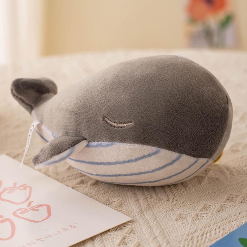 Porpoise & Whale Plush Keychain: Dolphin Doll Bag Charm Stuffed Animal