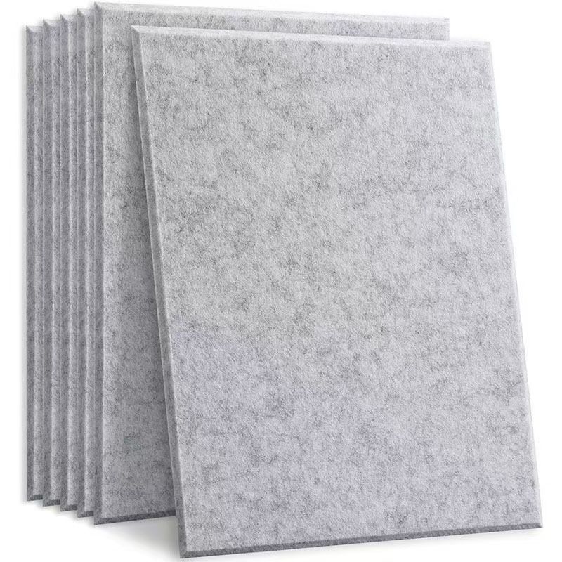Polyester Fiber Acoustic Panels Soundproof Wall Panels Self-Adhesive Wall Tiles for Home Studio Office Noise Reducing Wall Decor