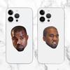 Funny K-Kanye West Ye Phone Case For iPhone 15,14,13,12,11,Pro Max,Plus,Mini,X,XS,XR,8,7,6,5,5C,S Plus SE Transparent Soft Case