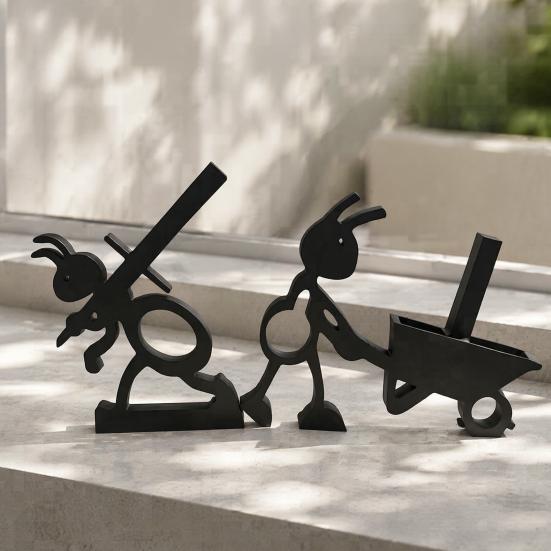 Fine Crafted Paper Towel Rack 3D Printed Ant Roll Holder, Decorative Figurine for Home Creative Tabletop Display Kitchen Decor Unique Living Room