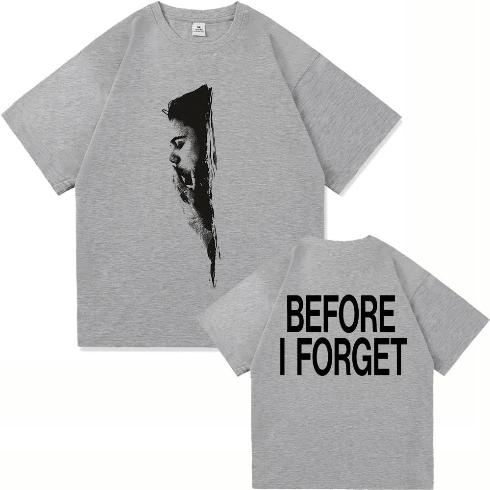 The Kid Laroi Before I Forget Tee Shirt 2026 New Album Menwomen Clothing Harajuku High Quality Tops TShirts Vintage