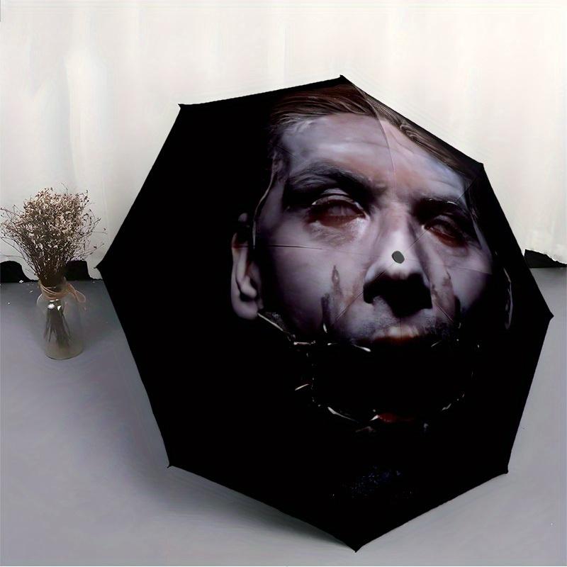 1pc Rammstein Automatic Opening/closing Umbrella, Foldable Sunshade, Perfect Gift for Friends, Durable Plastic Handle y250808075