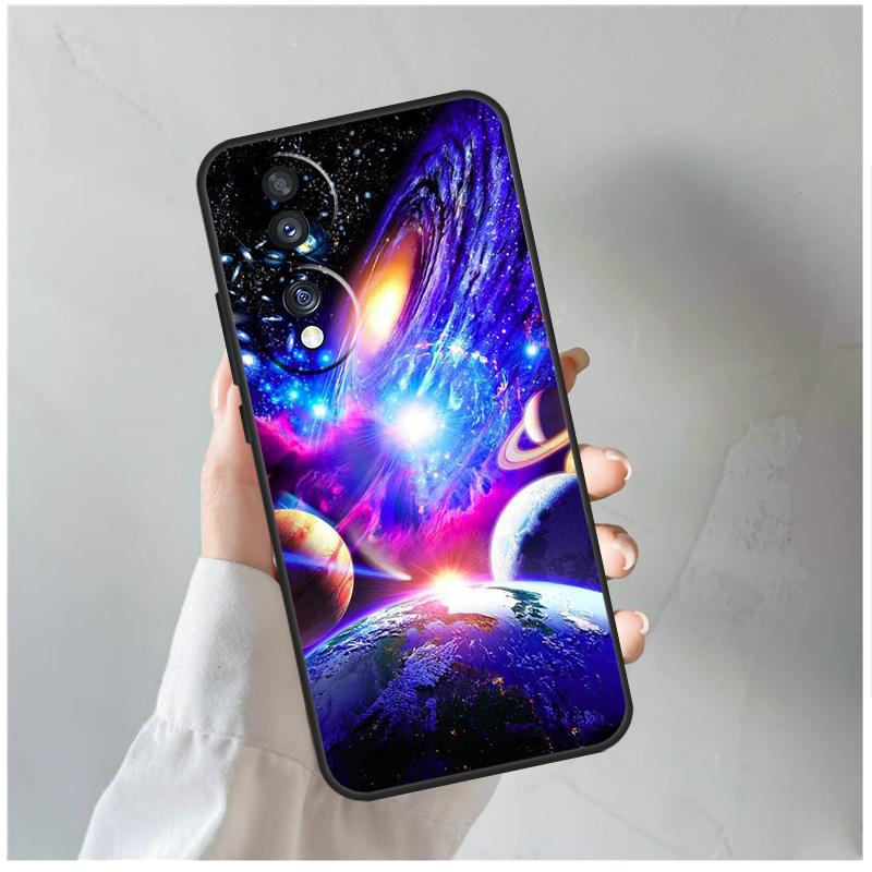 Space Solar System Planets Universe Funda For Honor Magic 6 Lite 5 Pro 50 70 90 Honor X8a X8b X6 X7 X8 X9 X6a X7a X9a X9b Case