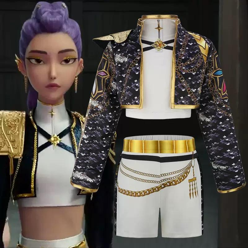 Kostiumy Cosplay K-pop Rumi Piosenkarka Kpop Przebrania dla Dzieci Impreza KPop