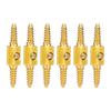 6Pcs Copper Bike Brake Hose Connectors for Derailleur Cable Routing Tool