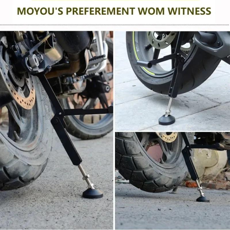 Motorcycle Stand Labor Saving Foldable Wheel Chain Cleaning Maintenance Stand Portable Motorcycle Lift Stand Jack Replacement