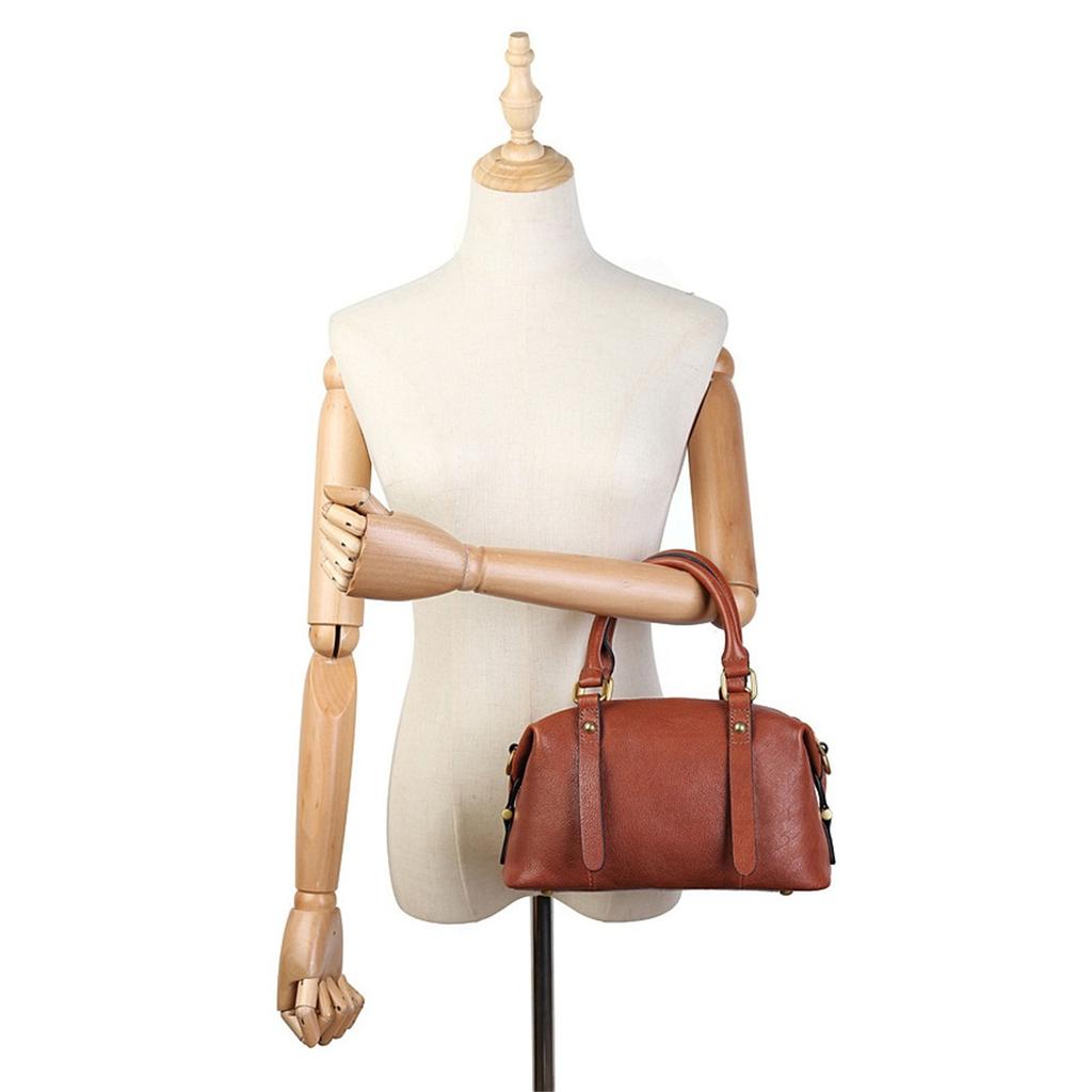 Genuine Leather Handbags for Women Fashion Shoulder Bag Vintage Design Pillow Bags Purse Phone Bag GZW