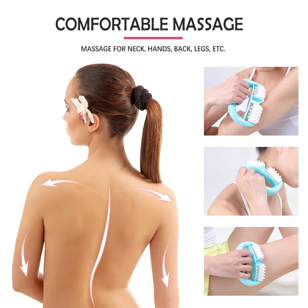 Mini Body Roller Massager Handheld Roller Massager Body Shaping and Leg Slimming Meridian Massager