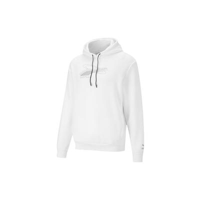 Puma Fleece-Lined Knit Hoodie Pullover Men Tops White 530289-02
