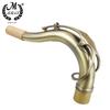 M MBAT Tenorsaxophon Halsstück Hohe Qualität Messingmaterial Saxophon Halsstück Holzblasinstrument Ersatzteile & Zubehör
