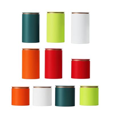 Metallbehälter zur Aufbewahrung von Kräutern, loser Tee, Kaffee, Aufbewahrungsbehälter, Metalldose