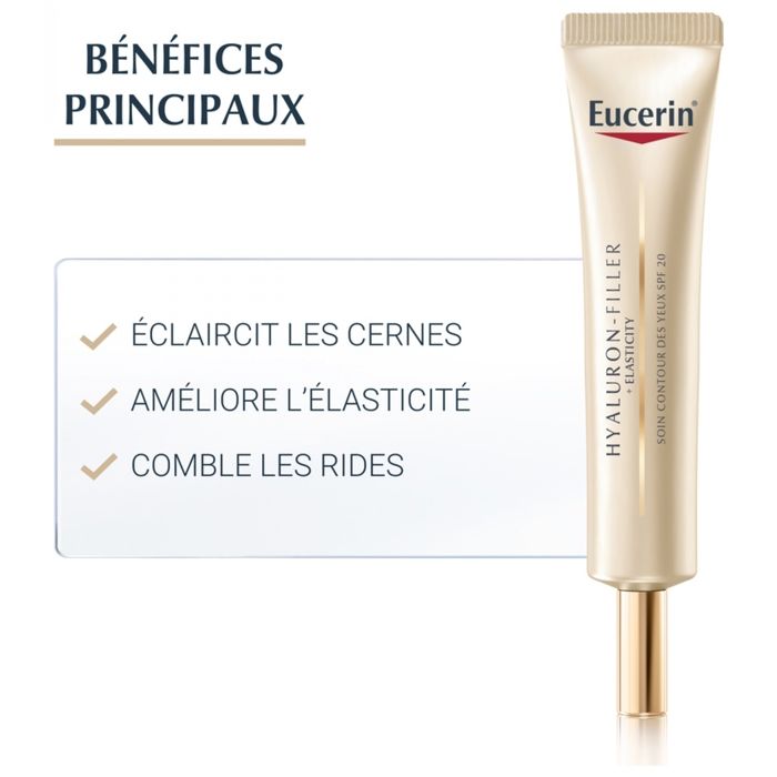 Eucerin Hyaluron-Filler + Elasticity Augenpflege SPF20 15ml