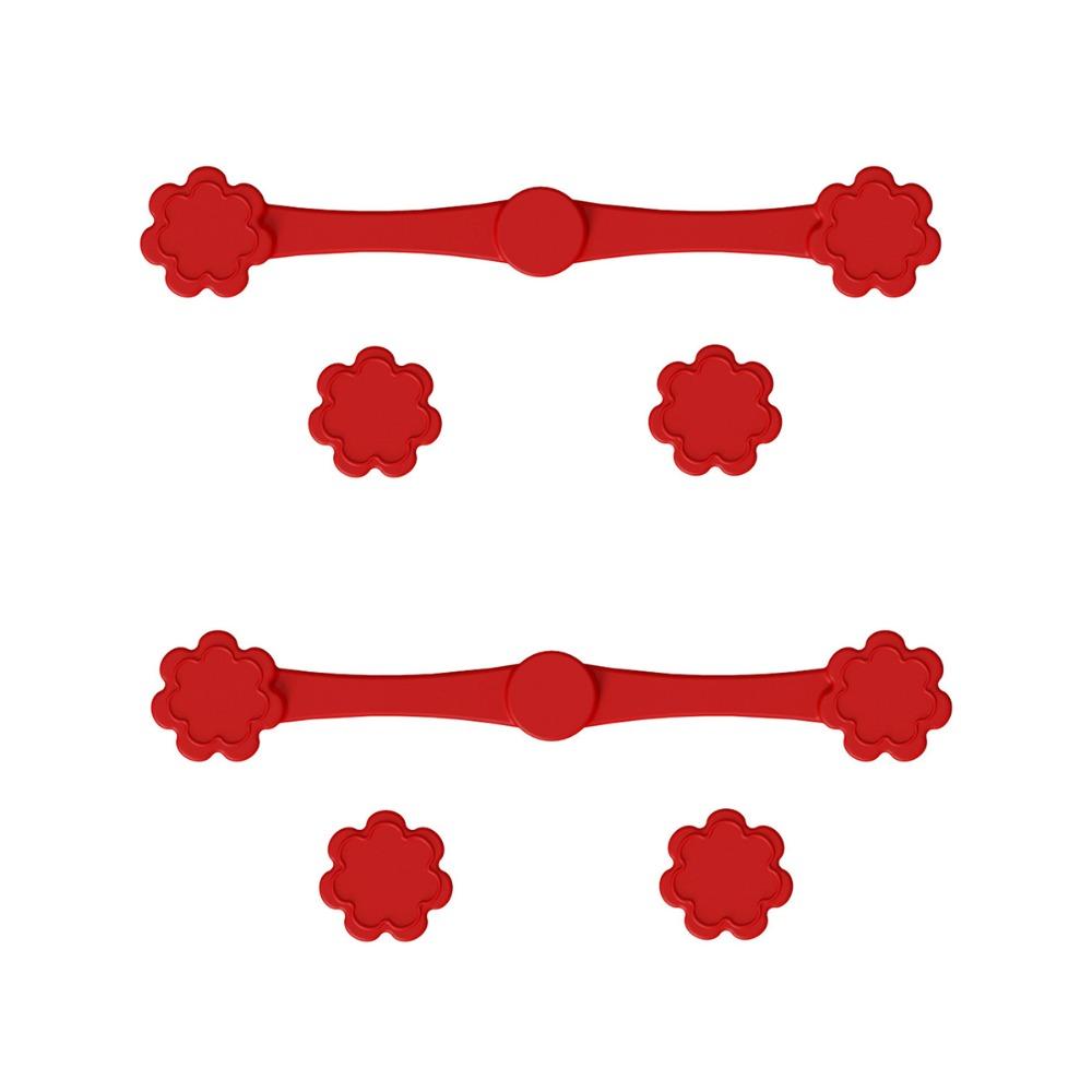 2 Set Heat-resistant Air Fryer Magnetic Silicone Clip Reusable Non-Scratch Air Fryer Magnet Buckle Removable