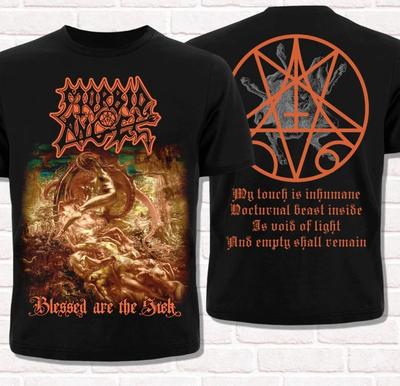 Vintage 1991 Morbid Angel Blessed Are The Sick T-Shirt Größe S-4XL High-End Luxus Ist für Männer und Frauen Top Y2k - Herren S...