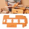 Woodworking Template Set, Corner Radius Milling Tool with R20 R25 R30 70X70mm Outlet Opening Template for Trimming