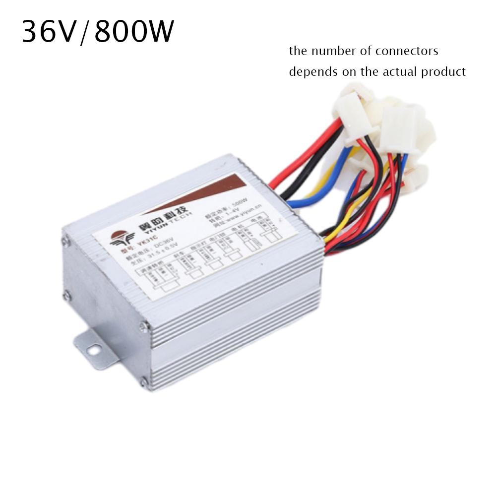 Controlador de Motor de Escobillas DC Para Piezas de Bicicleta Eléctrica Controlador de Motor de Escobillas para Bicicleta Eléctrica 24V/36V/48V 250W/350W/500W/800W