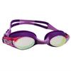 Children's one-piece silicone swimming goggles electroplated anti-fog underwater goggles