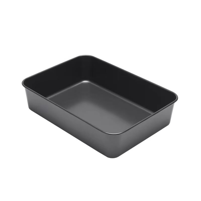 1Pc Nonstick Cake Pan Rectangular Casserole Pans Casserole Baking Pan Lasagna Container Carbon Steel Baking Pan