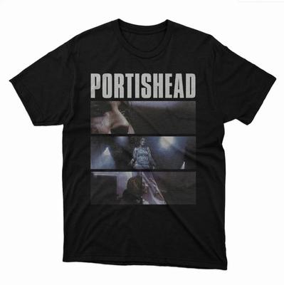 Portishead 90S Μαύρο Κοντομάνικο Όλα τα Μεγέθη S Έως 5XL Unisex T-Shirt