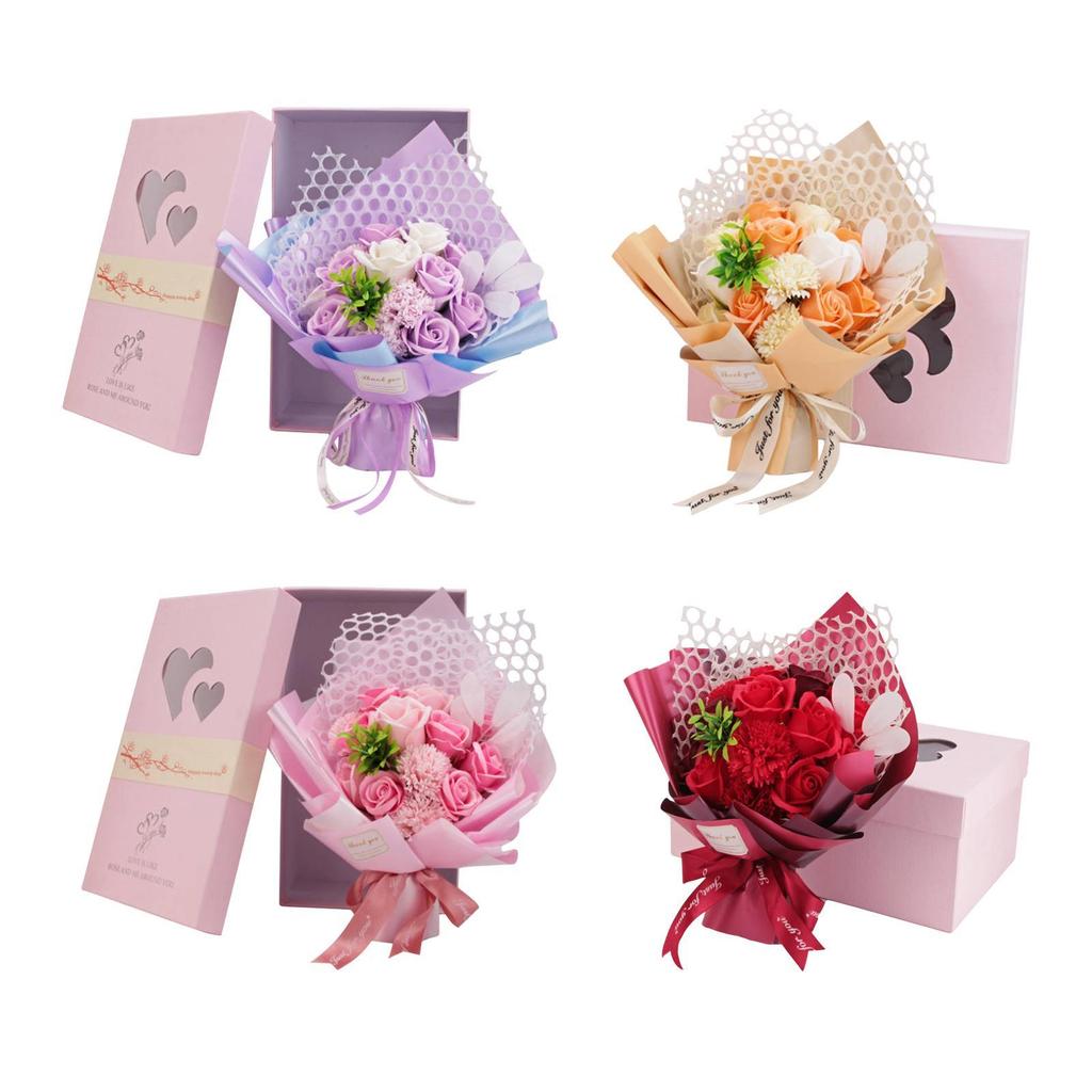 Artificial Bouquet Soap Flower Floral Accessory for Celebration Festival