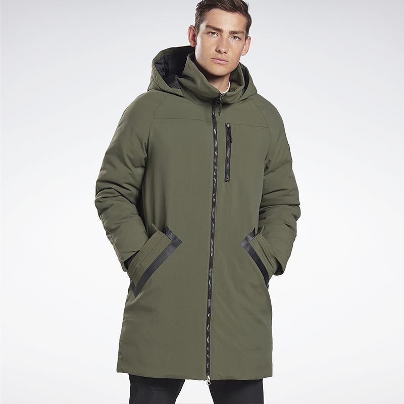 Reebok Chaqueta Plumífero Casual Deportivo de Moda para Exterior Hombre FT0680