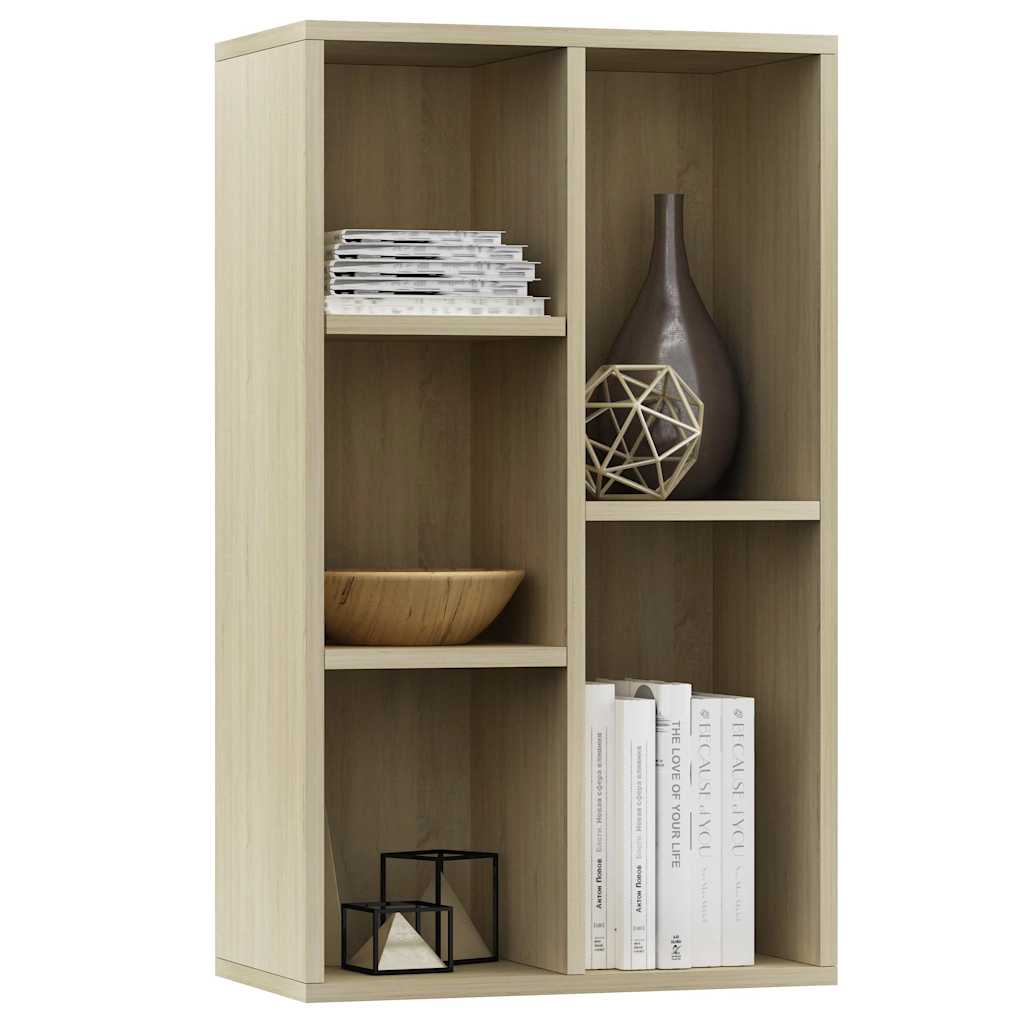 Bookshelf Sideboard Sonoma Oak 50 x 25 x 80 cm Particleboard