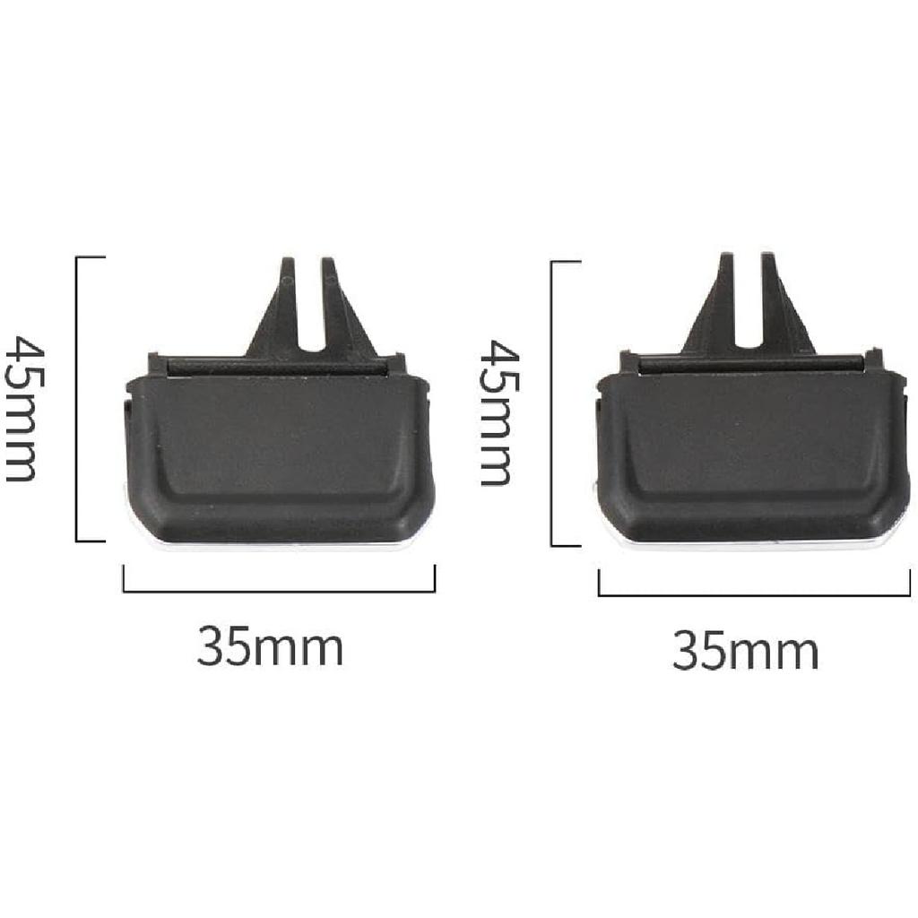 Front Center AC Vent Air Conditioning Vent Outlet Tab Clips Fit for Volkswagen Tiguan 2017-2021 (NO.4)