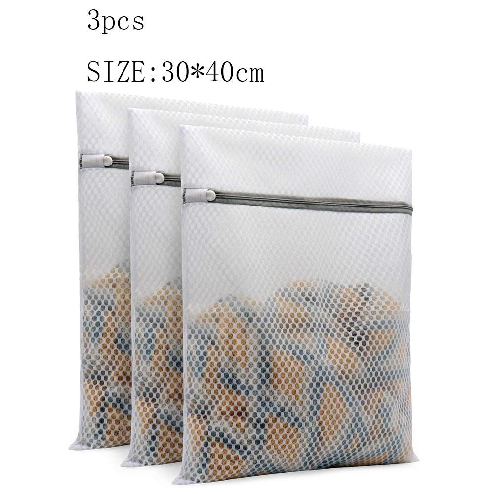 

Прочные сетчатые мешки для стирки деликатных вещей с сотовой структурой, утолщенные светло-серый