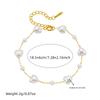 Fashion Retro Pearl Heart Chain Bracelet and Necklace Set