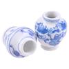 1/12 Dollhouse Miniature Blue And White Porcelain Vase Accessories Toy