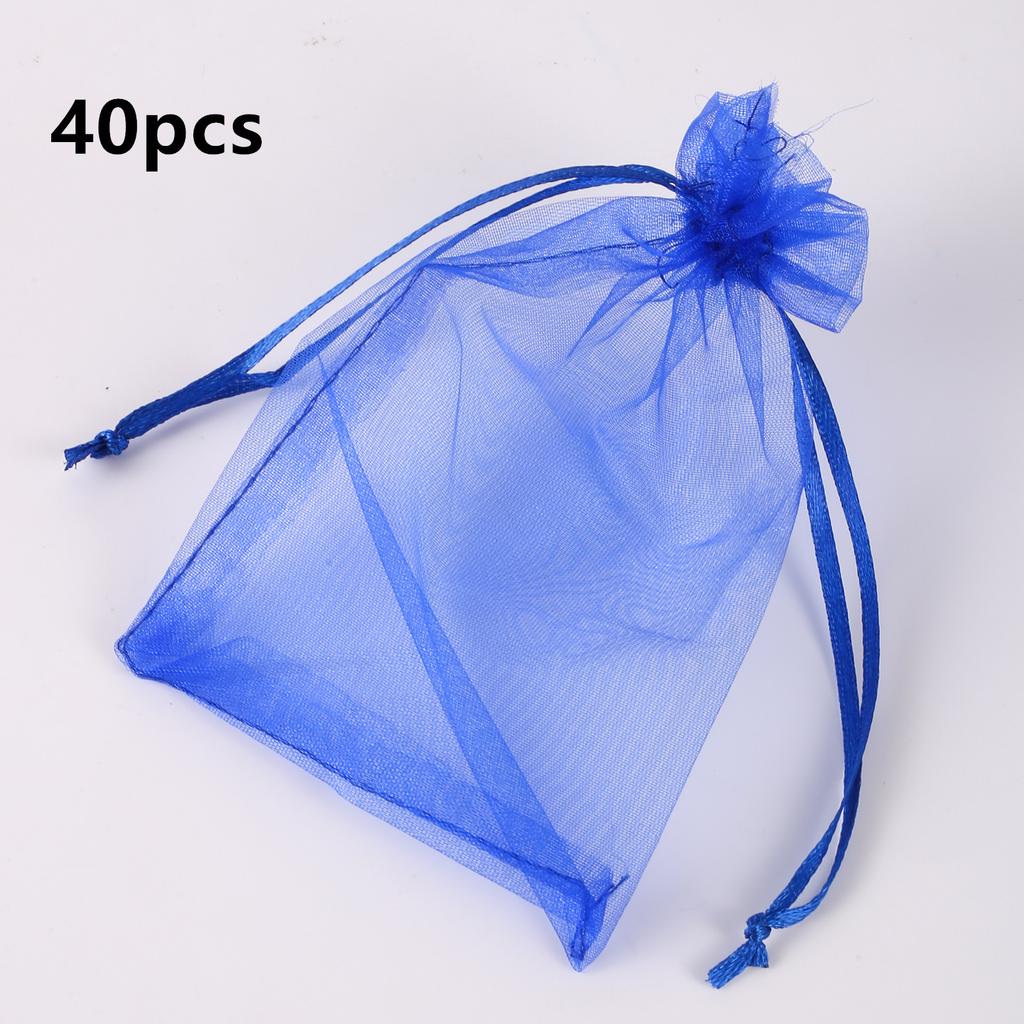 40Pcs 5 Sizes Fruit Grape Protection Bags Garden Drawstring Netting Mesh Bags Anti-Bird For Plant Strawberry Fruit Grow Bags