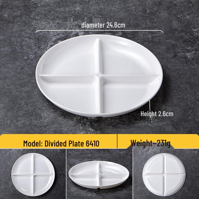 Yangge Melamine Divided Compartment Tray
