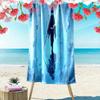 Dynamic Duo Power Mystery Beach Towel Beach Soft Swim Quickdrying Swim Towel Outdoor Pool Towel Travel and Vacation Towels Outdoor Picnic Beach Mat