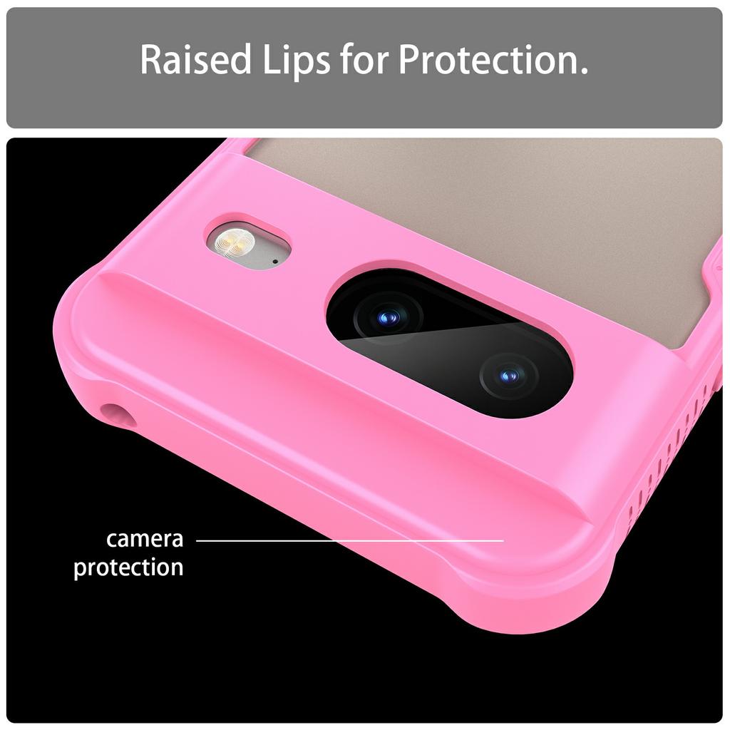 For Google Pixel 8 Case PC+TPU Frosted Phone Back Cover