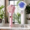 Retractable Anti-Static Massage Comb: Hair-Friendly Scalp Cleaner for Smooth Hair