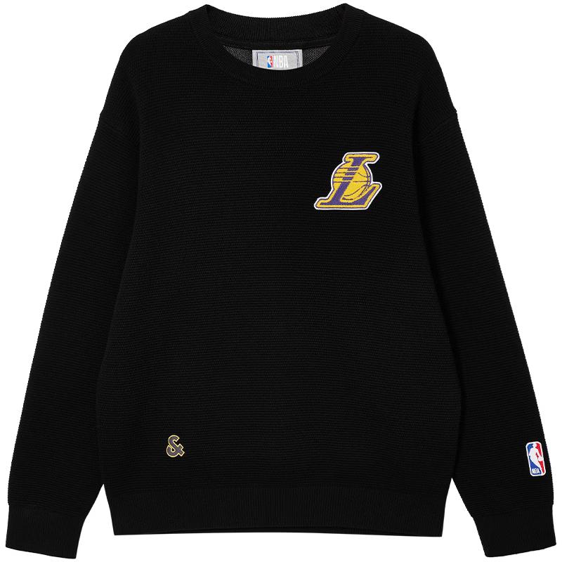 Мужской пуловер Jack & Jones с буквенным патчем NBA S