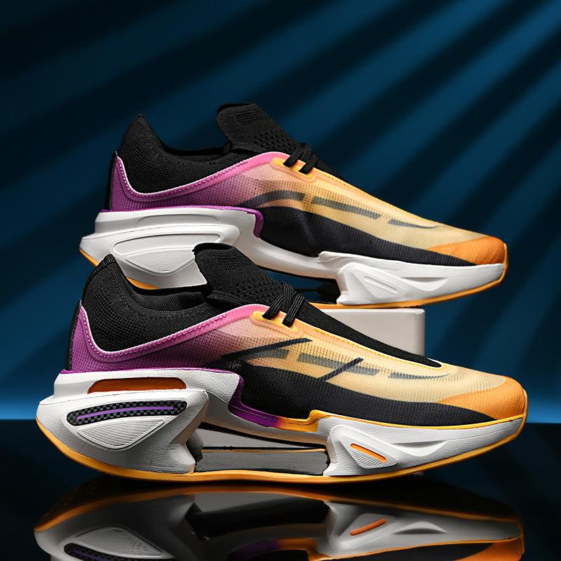 Couple Sports Shoes Women and Men Trendy Mesh Breathable Comfortable Casual Shoes Flat Soft Outdoor Lace-up Sneakers for Men