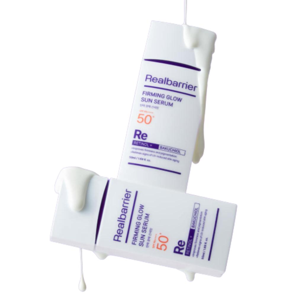 

Real Barrier Сыворотка-солнце с эффектом сияния и эластичности SPF50+ PA++++ 50 мл (Упаковка из 2 шт.) - Антивозрастная защита от УФ-лучей и сияющий финиш «Стеклянная кожа»