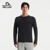 PELLIOT Men's Merino Wool Long-Sleeve Base Layer T-Shirt