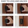2Set Home Security Door Lock To Home Prevent Unauthorized Entry, Black