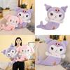 Cute My Melody Cartoon Mermaid Plush Doll Pillow For Girls Gift And Bedroom Decor